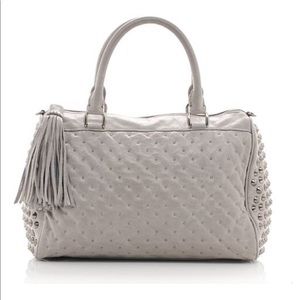 Rebecca Minkoff dove gray flame satchel